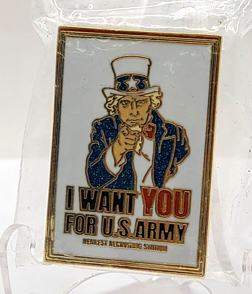 Uncle Sam Poster Style Pin