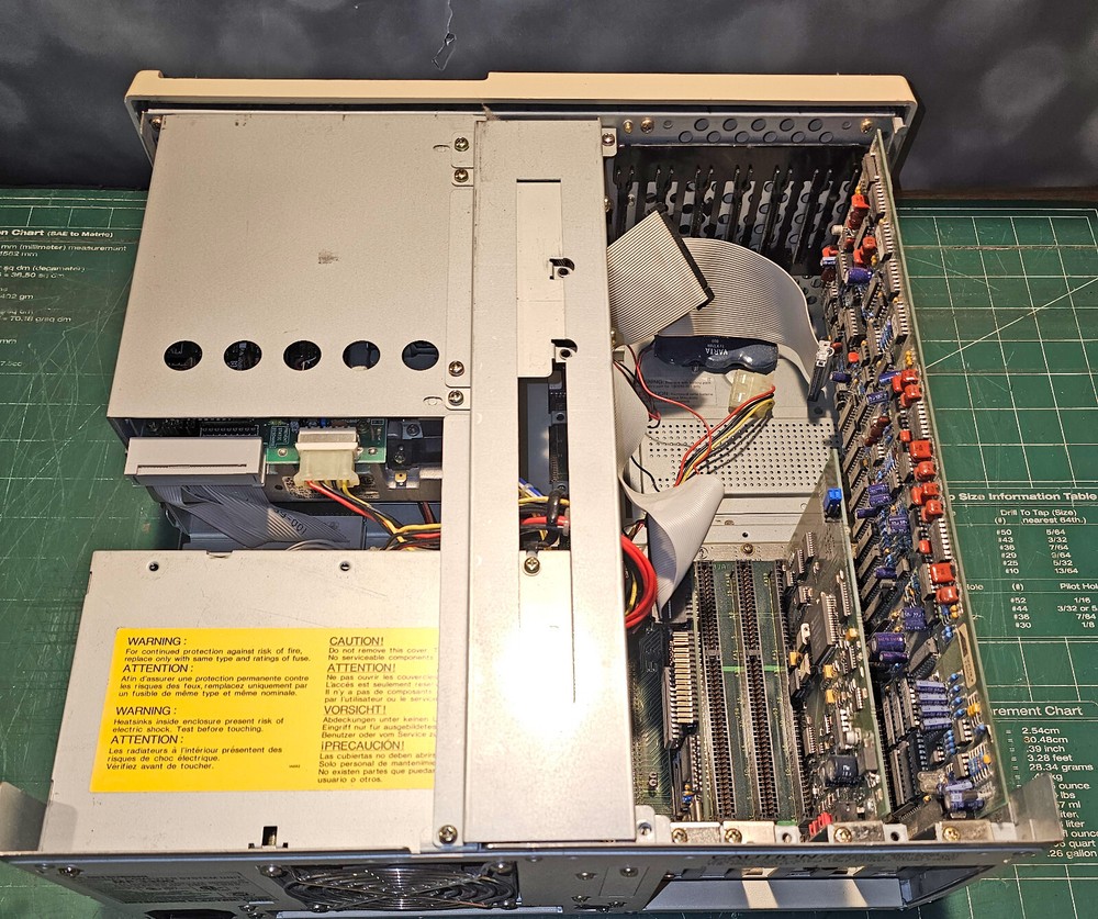 Vintage Mitsubishi MP 386S Computer, 386SX-16 CPU