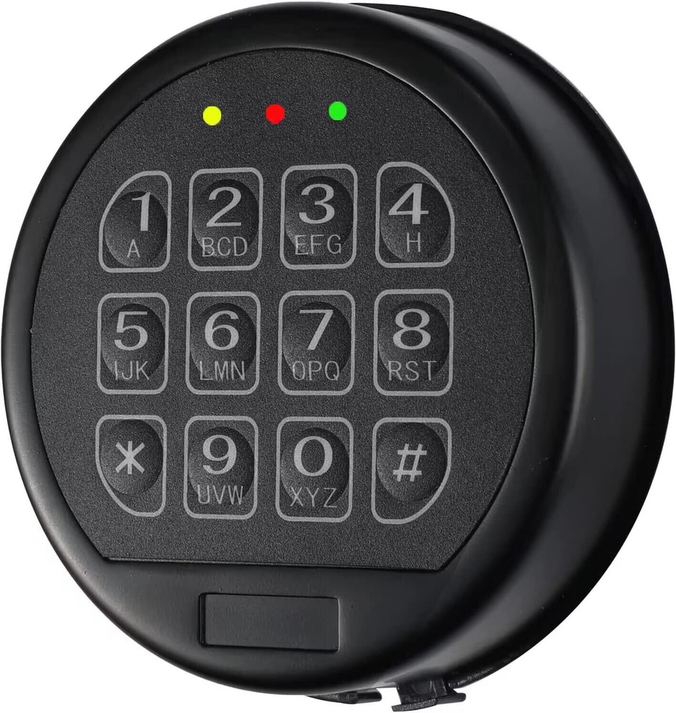 Gun Safe Lock Replacement Black Keypad with Solenoid Lock Safe Electronic Lock
