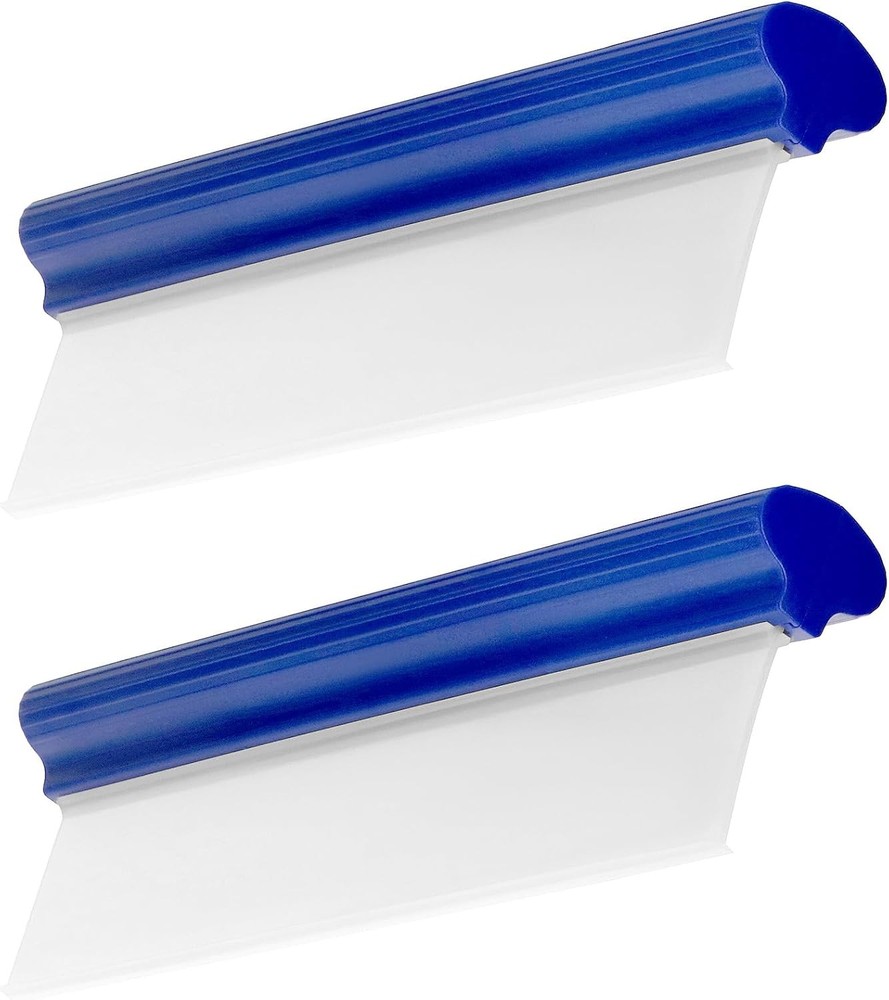 Car Squeegee,2Pack 12inch Flexible Car WaterScraperTool Silicone WindowSqueegee