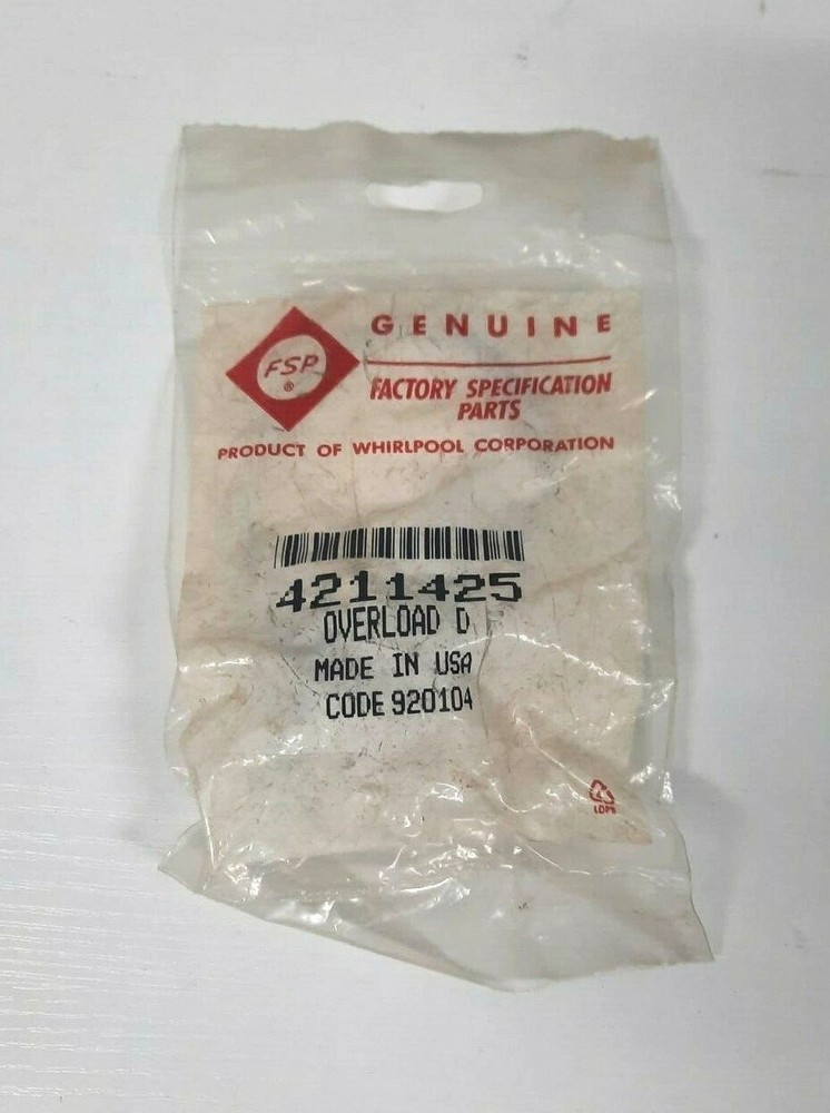 Genuine OEM Whirlpool Overload 4211425