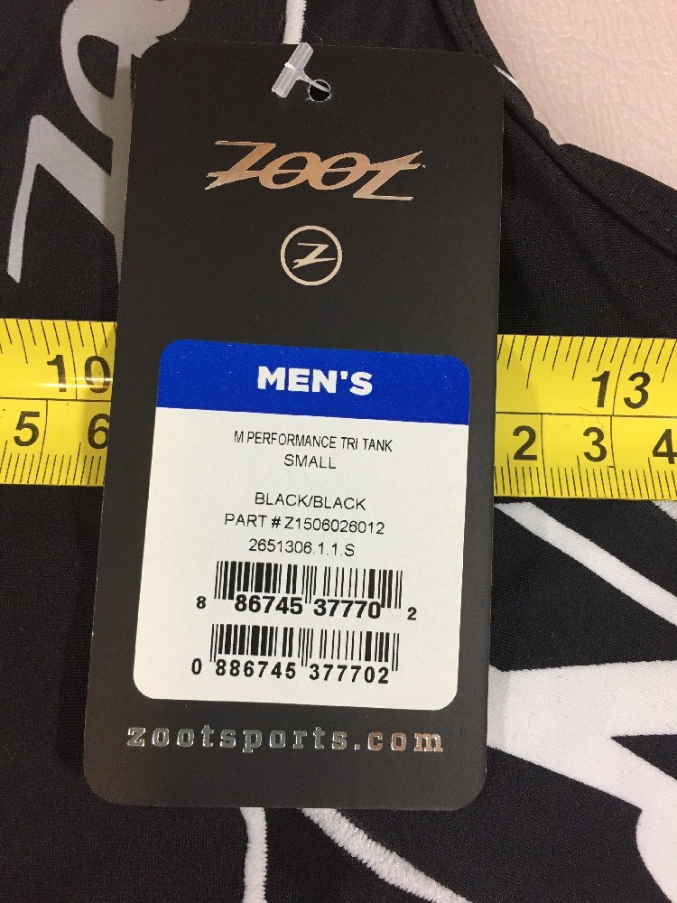 Zoot Mens Performance Tri Top Small S (6048)