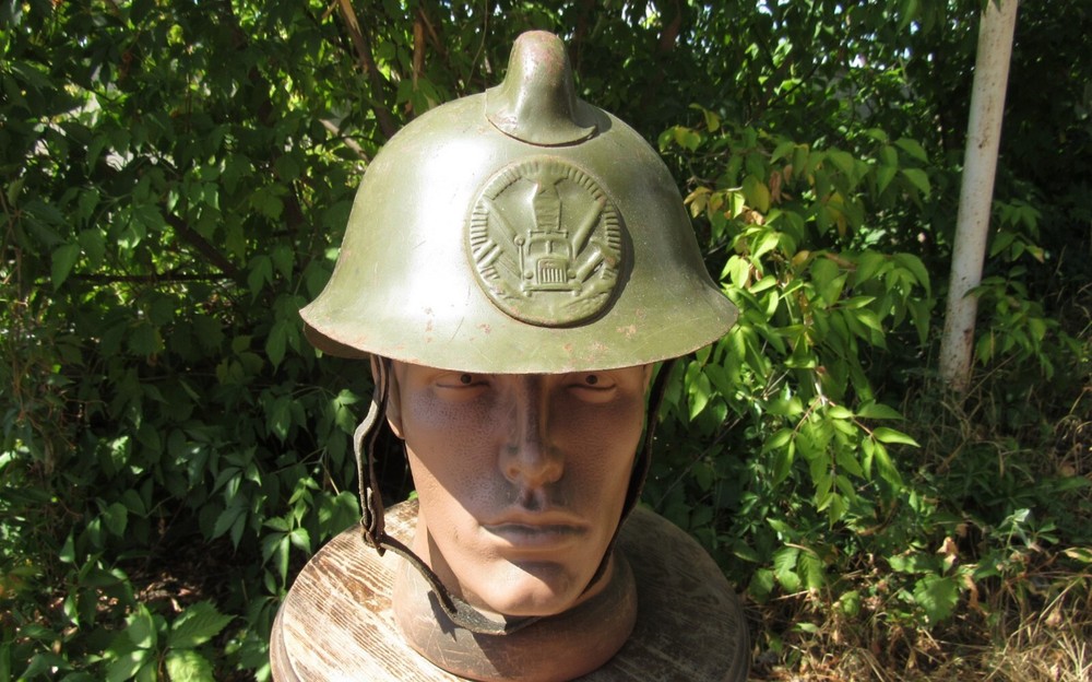 Original-Authentic Relic Soviet Vintage Fireman's helmet 1950s USSR