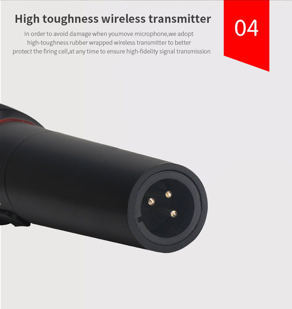 Handheld Professional Karaoke Microphone Wired Wireless 2in1 Dynamic Microphone