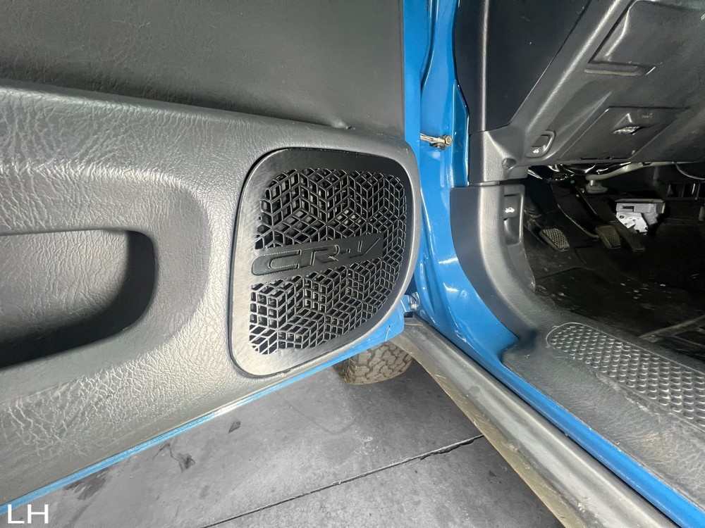 97-01 CR-V Front Speaker Covers - 3D printed - BLACK - PAIR