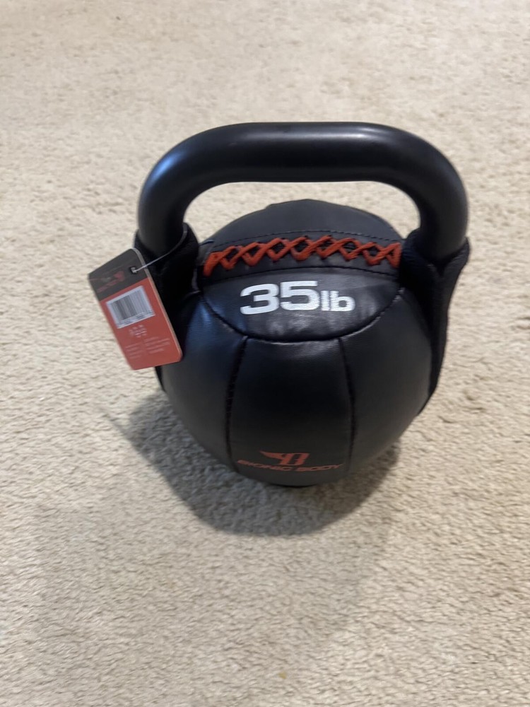 ProForm 35 lb Kettlebell with Leather Cover