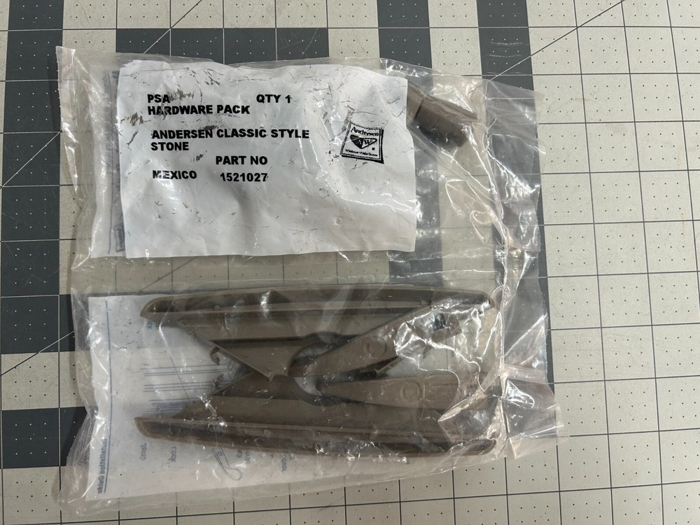 New Genuine Andersen Window Hardware Pack Classic Kit Stone Operator handle