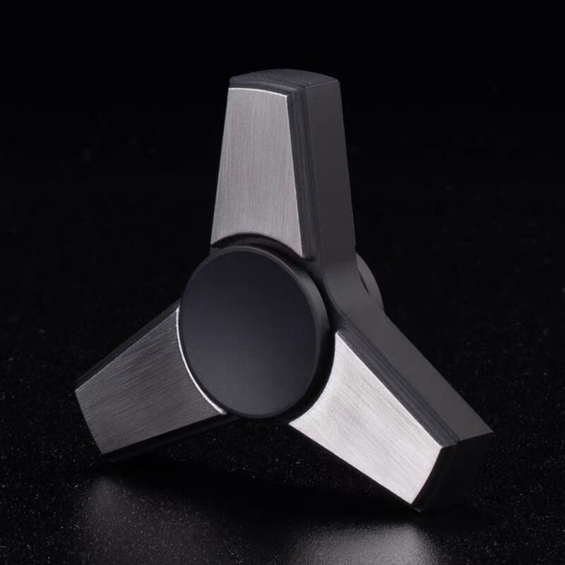 Threeleaf Fidget Spinner EDC Fidget Toys Metal Hand Spinner ADHD Tools