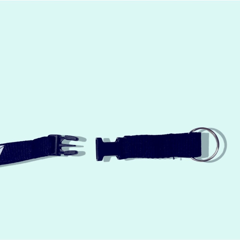 Delta Air Lines Official Black Lanyard Strap For ID & Keys New