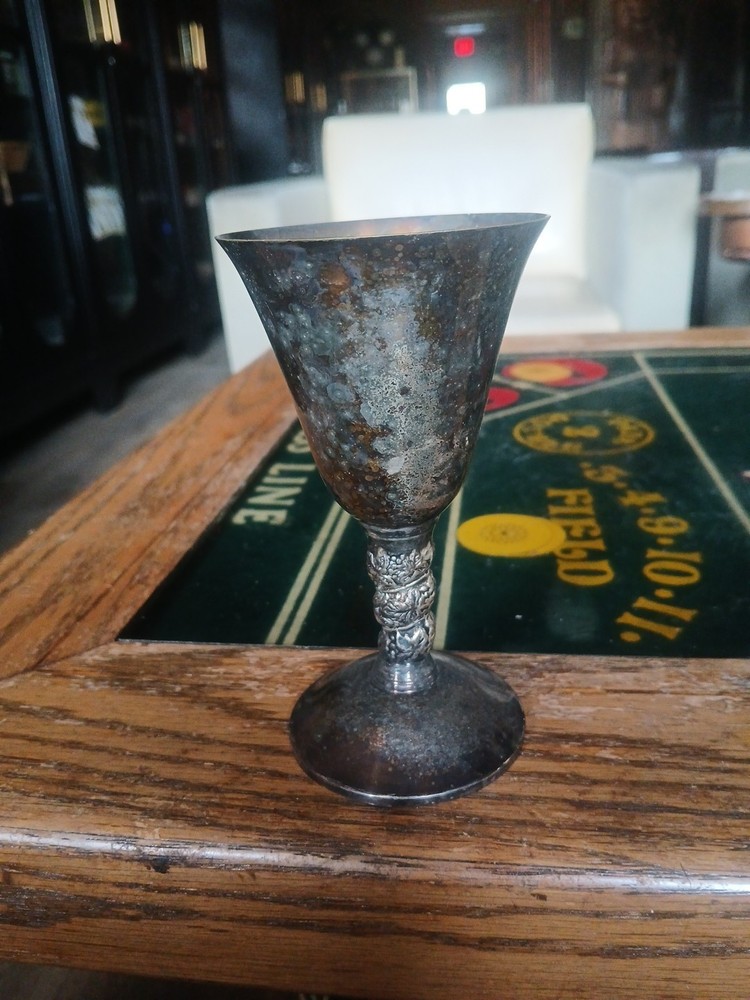5" Vintage Plator Silverplate Goblet Spain