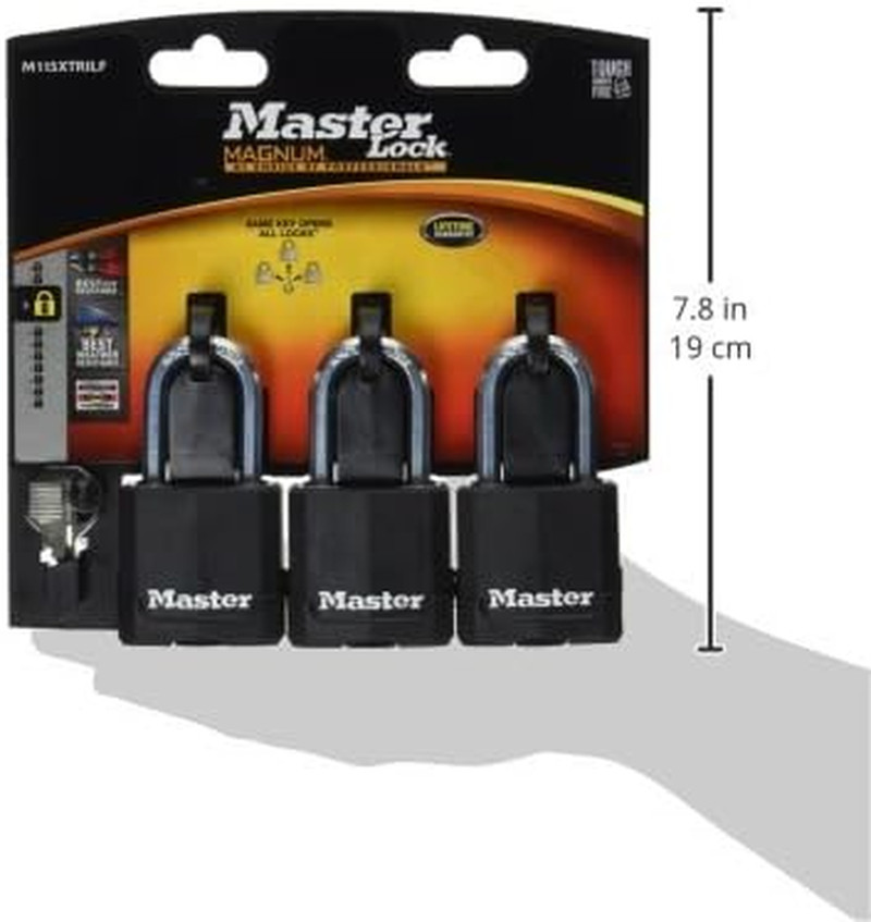 3PK Magnum COVRD Padlock