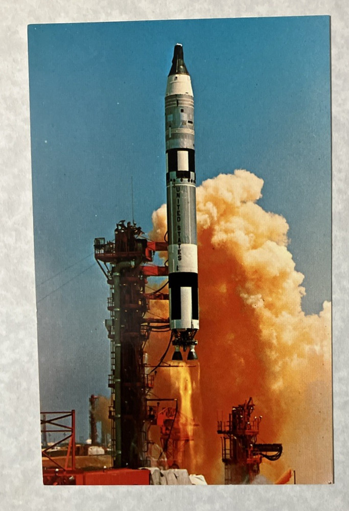 Vintage NASA Gemini Space Postcards Lot (6)