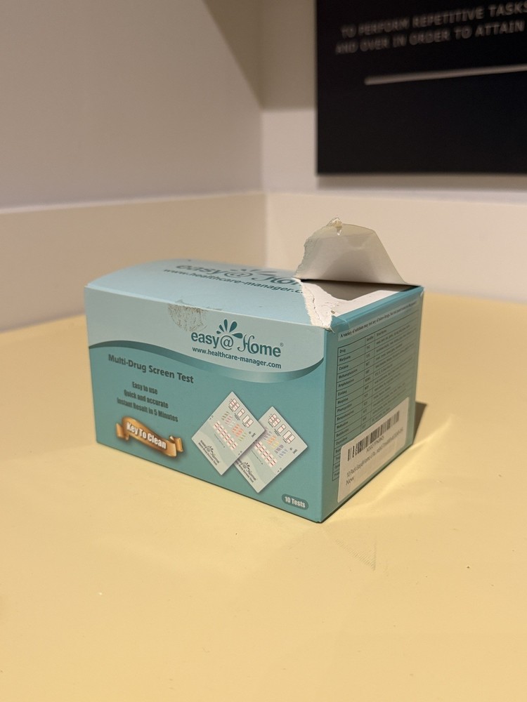 (8) Easy at home Multi Drug Screening tests (6) Rapid Response Strips