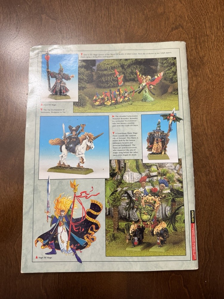 Vintage 1997 Warhammer Magic Supplement Rule Book Games Workshop Second Edition