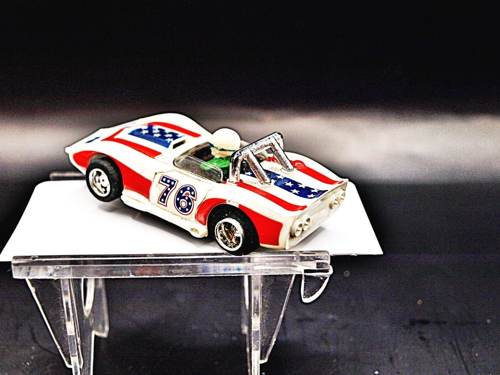 Tyco Pro A/P Vette White/Red/Blue Stars *Nice*