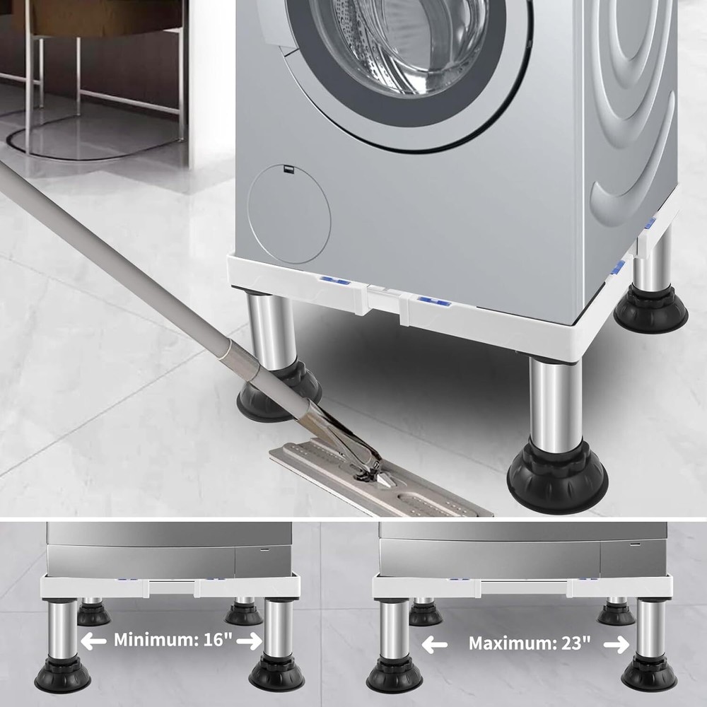 Compact Appliance Stand with Adjustable Height - Perfect for Mini Fridges