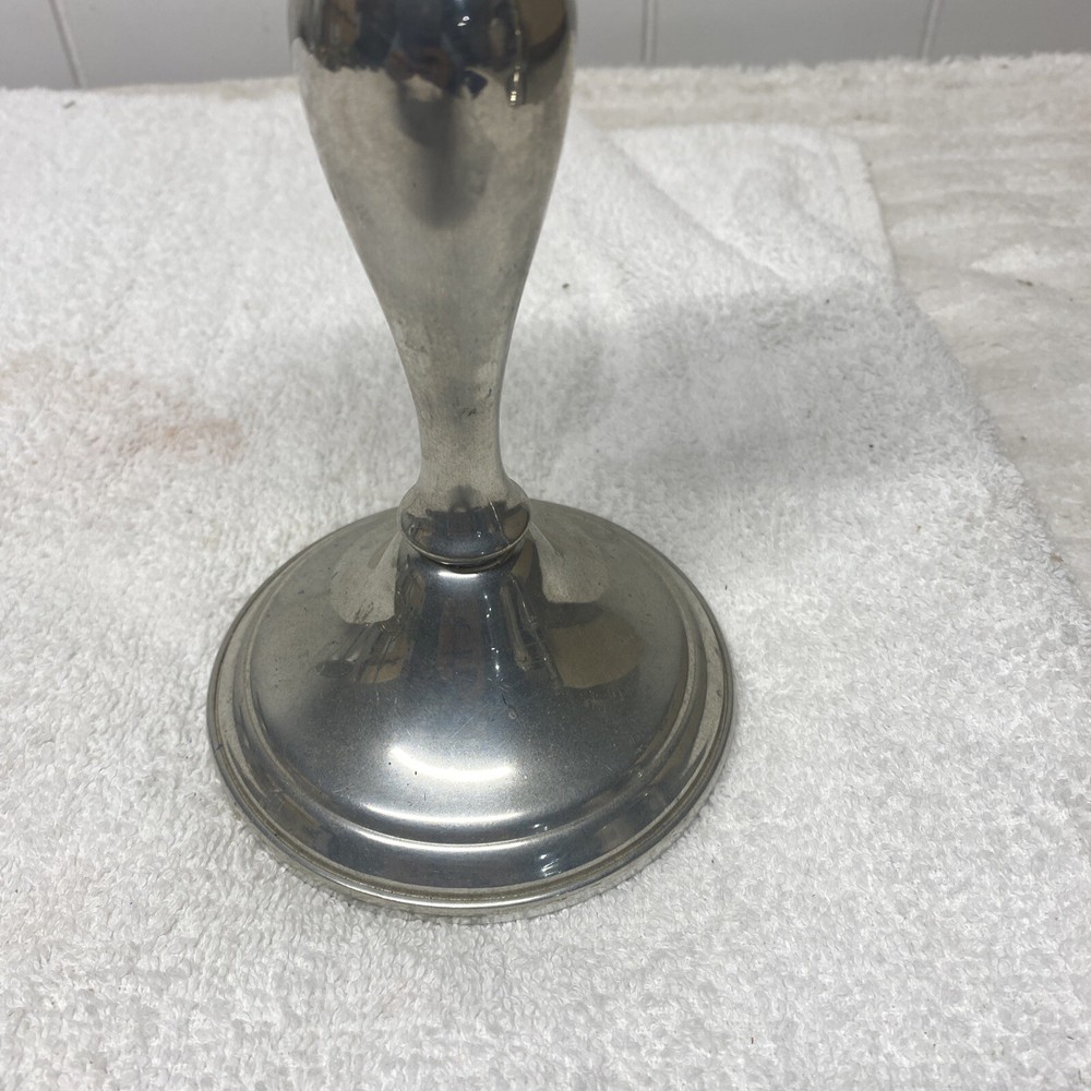 Web Pewter WEIGHTED CANDLESTICK PAIR