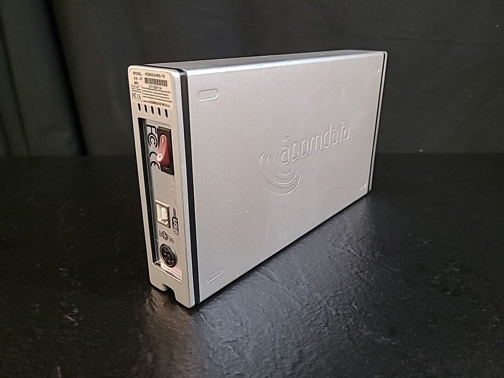 Acomdata Western Digital 250 GB USB 2.0 External Hard Drive Silver