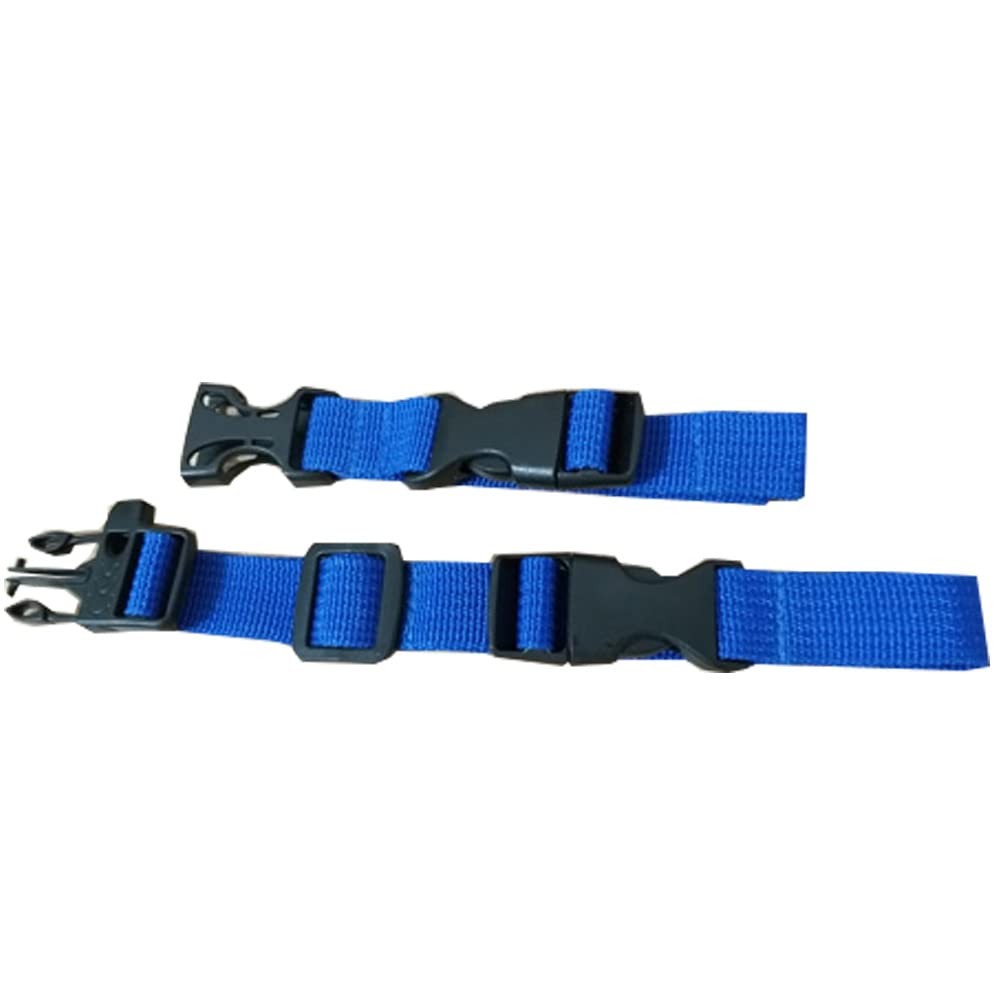 Amlrt Backpack Chest Strap- Nylon - Adjustable Universal backpack, Blue