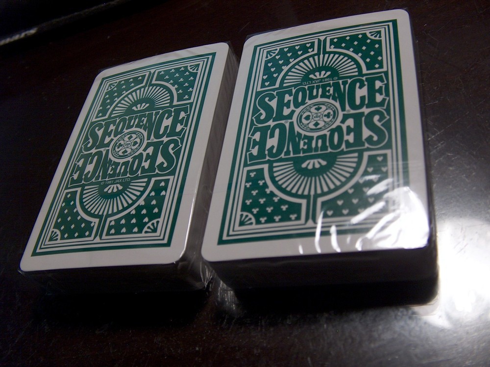 NEW SEALED  Sequence -  CARDS only from -  SEQUENCE Replacement Game parts
