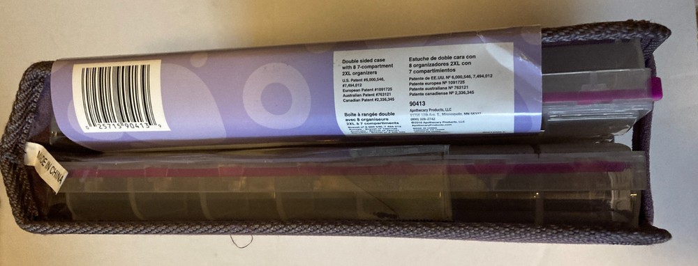 CraftMates Lockables Double-Sided Storage Case Brand New