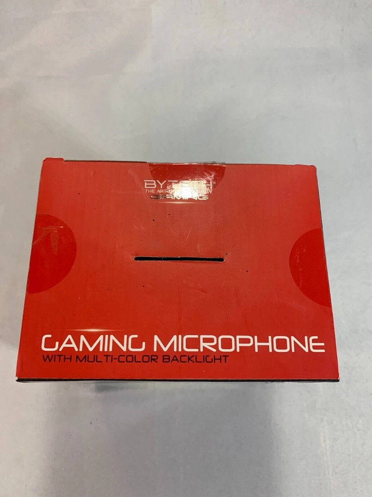 Bytech Adjustable Gaming microphone - new- Multi Color Backlight Hands Free