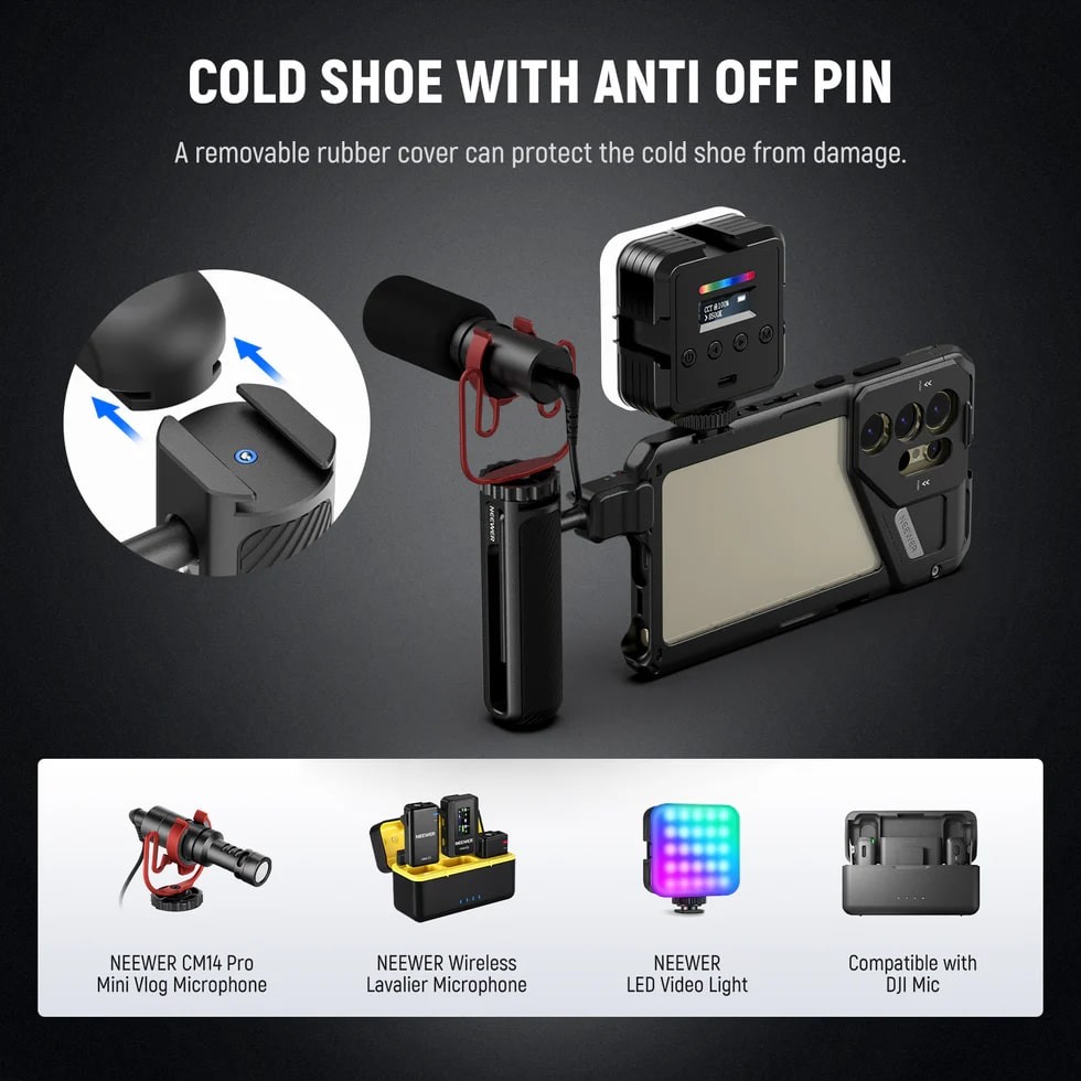 NEEWER Quick Release Phone Cage Side Handle