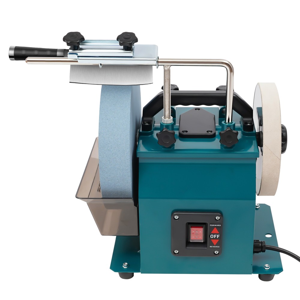 10in Water-cooled Grinder Electric Knife Sharpener Low Speed Grinding Machine US