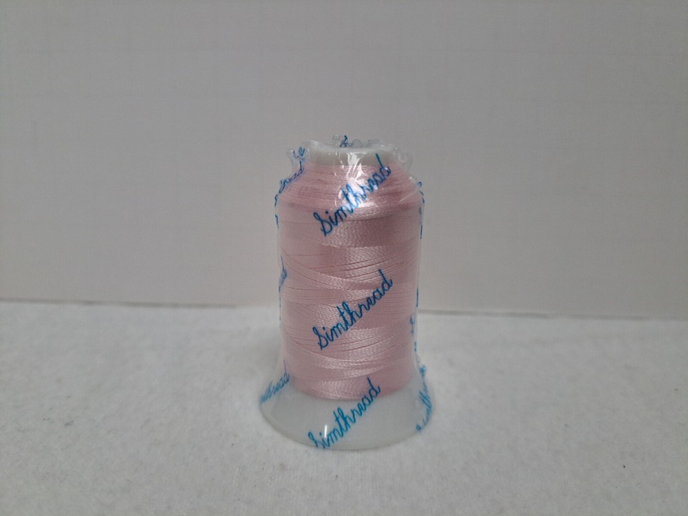 Simthread Embroidery Thread (5500 Yards) - Fresh Pink #124 (Sealed)