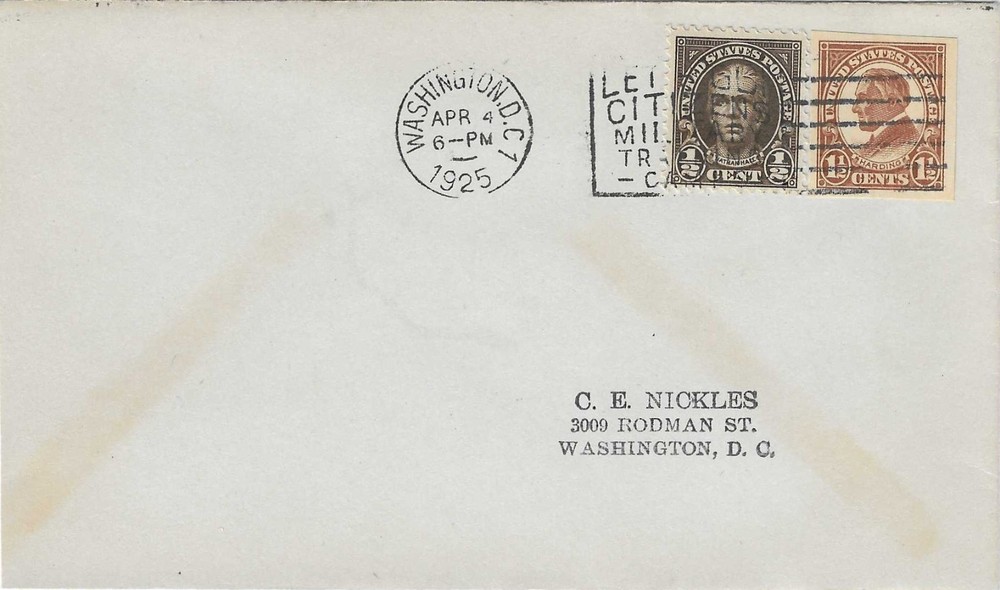 FDC  551 + 576 --   dual fdc  --   Apr 4, 1925