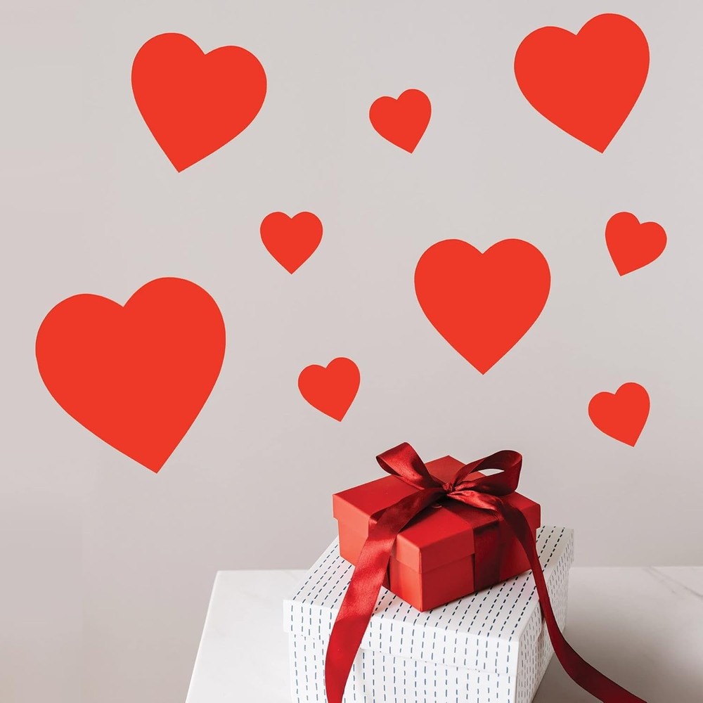 Packaged Printed Heart Cutouts