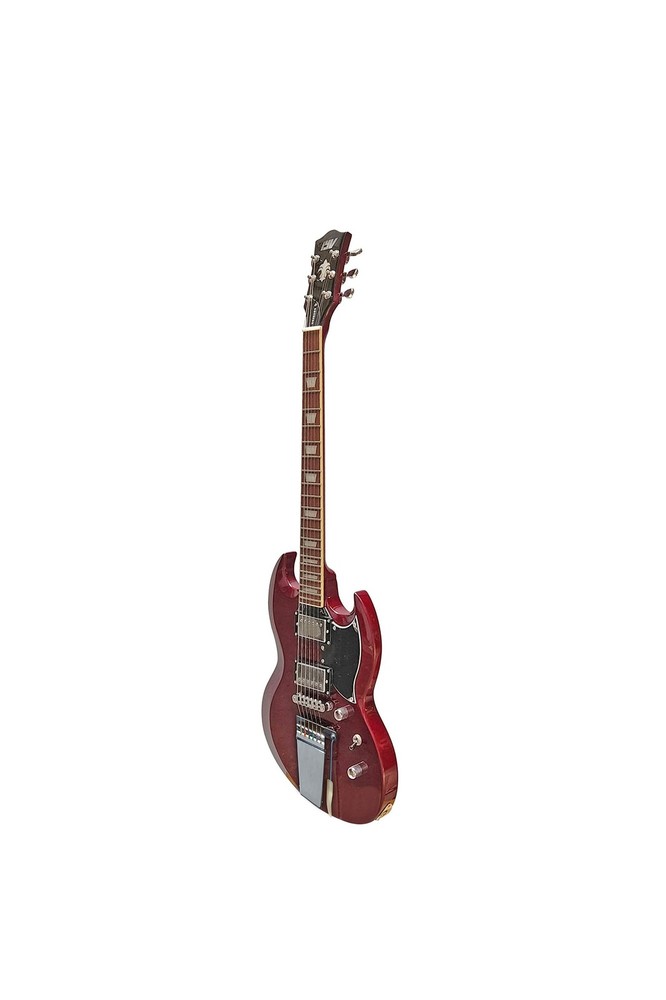 IYV 6 String IVSV-300, Right, Cherry Red Solid-Body Electric