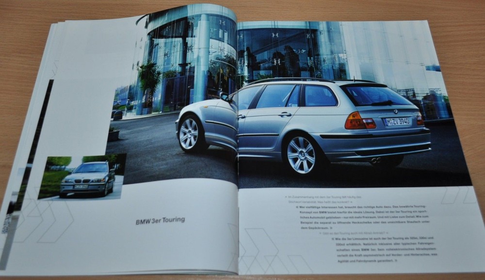 2003 BMW Model Range Brochure Prospekt ENG Edition