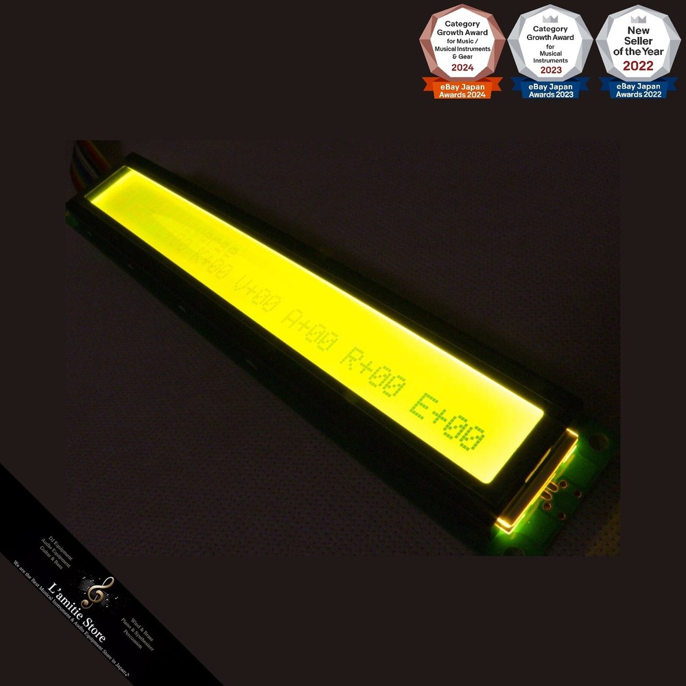 for KORG M1 LCD Display Yellow Green LED Backlight Replacement Tested Working JP