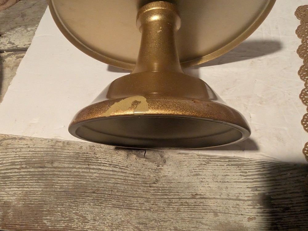 Gold Painted Food Display Set