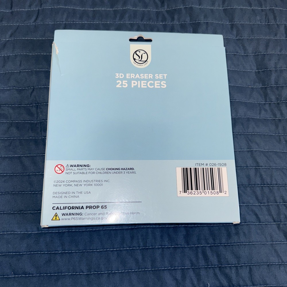 25 Piece Eraser Set