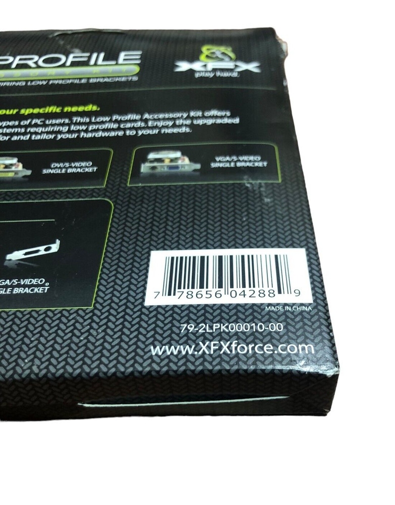 XFX MA-BK01-LP1K Low Profile Bracket Accessory Kit