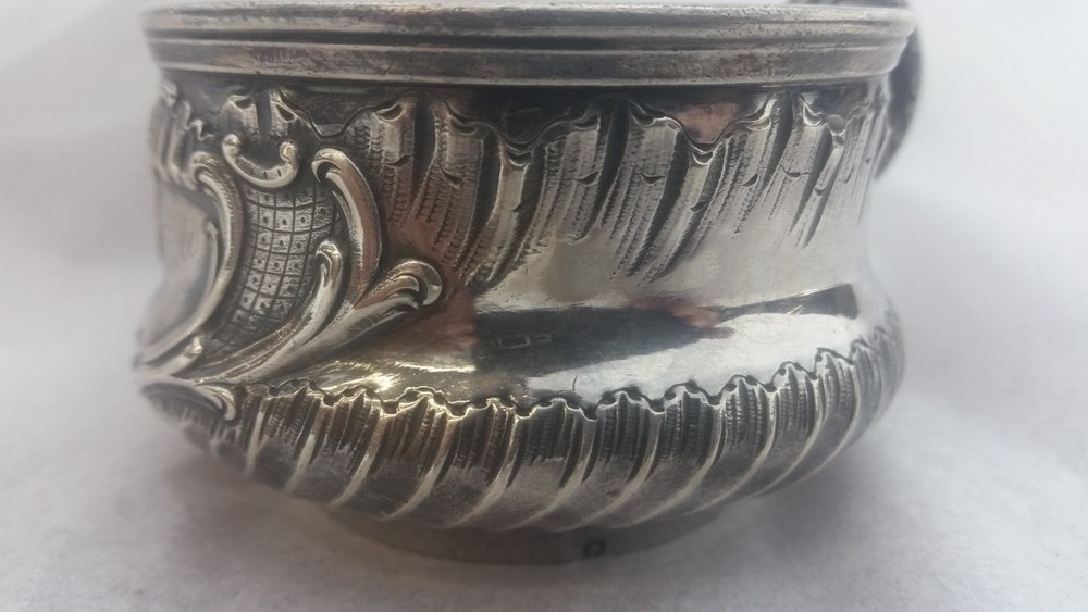 FRENCH STERLING SILVER CUP WITH HANDLE DIDI