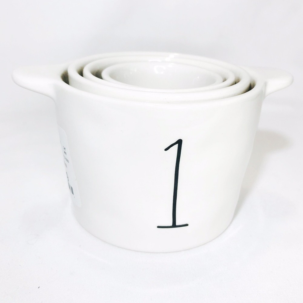 Rae Dunn Easter Egg Measuring Cups Brand New Numbered 1 - 1/4