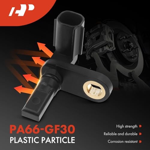 2PC Set Front ABS Wheel Speed Sensors Compatible with Mazda 3 2004-2013, 3