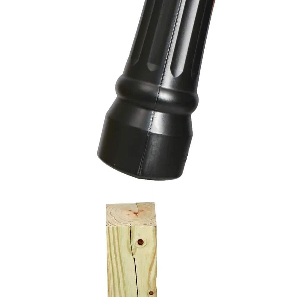 Large, Madison Mailbox and Post Kit, Black