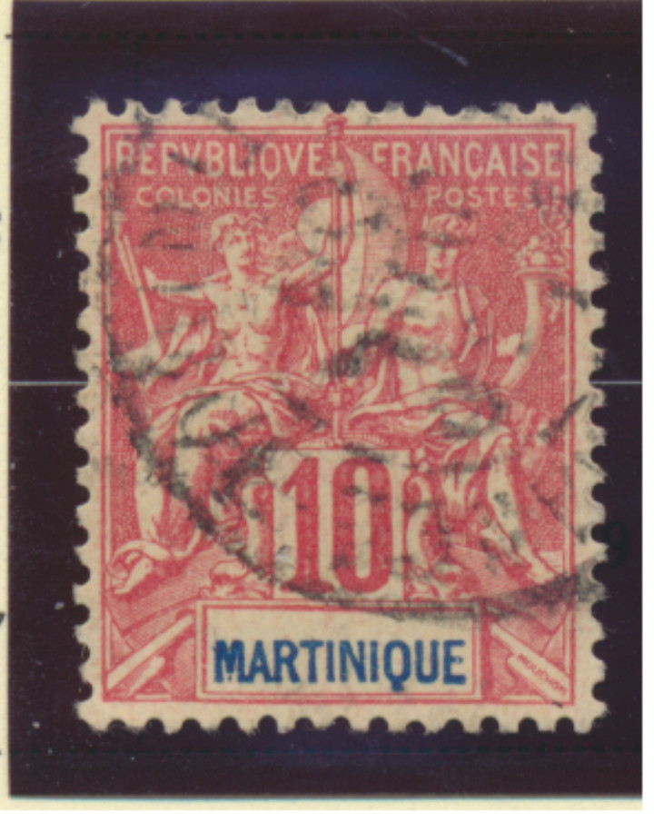 Martinique Stamp Scott #39, Used