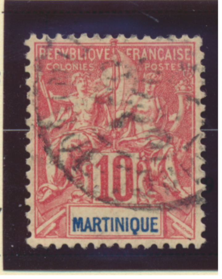Martinique Stamp Scott #39, Used
