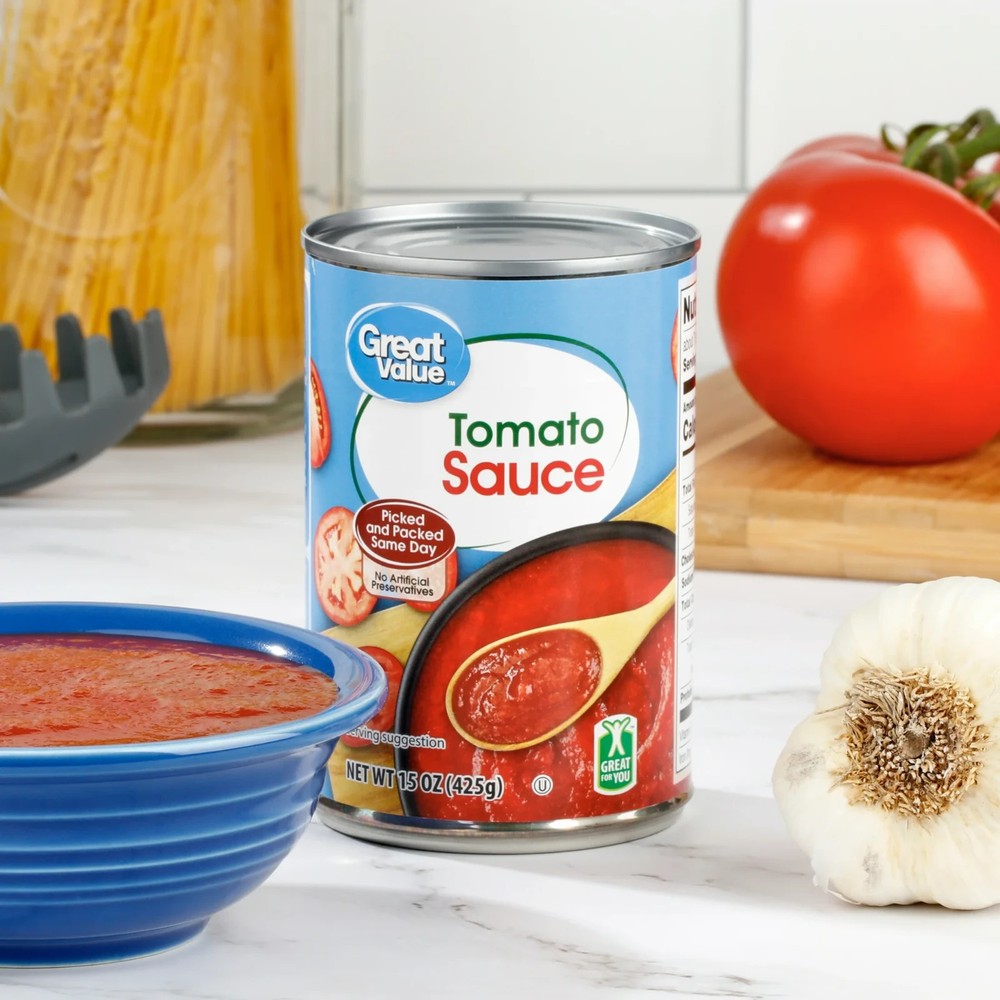 (8 pack) Great Value Tomato Sauce, 15 oz