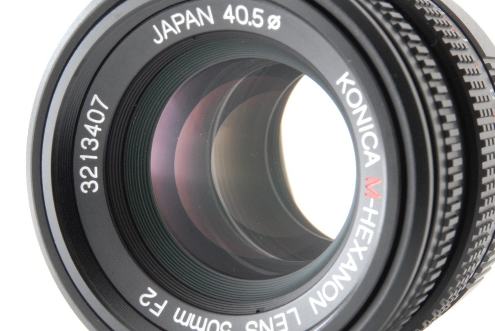 [Almost Unused] KONICA M Hexanone 50mm f/2 From JAPAN