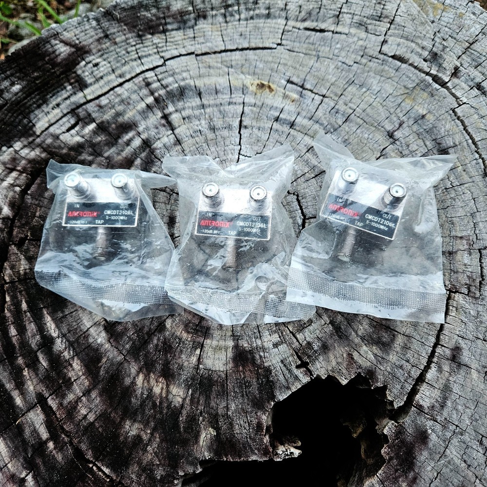 3 UNITS Antronix 6db High Performance Directional Tap Antenna Splitters Cable 📺