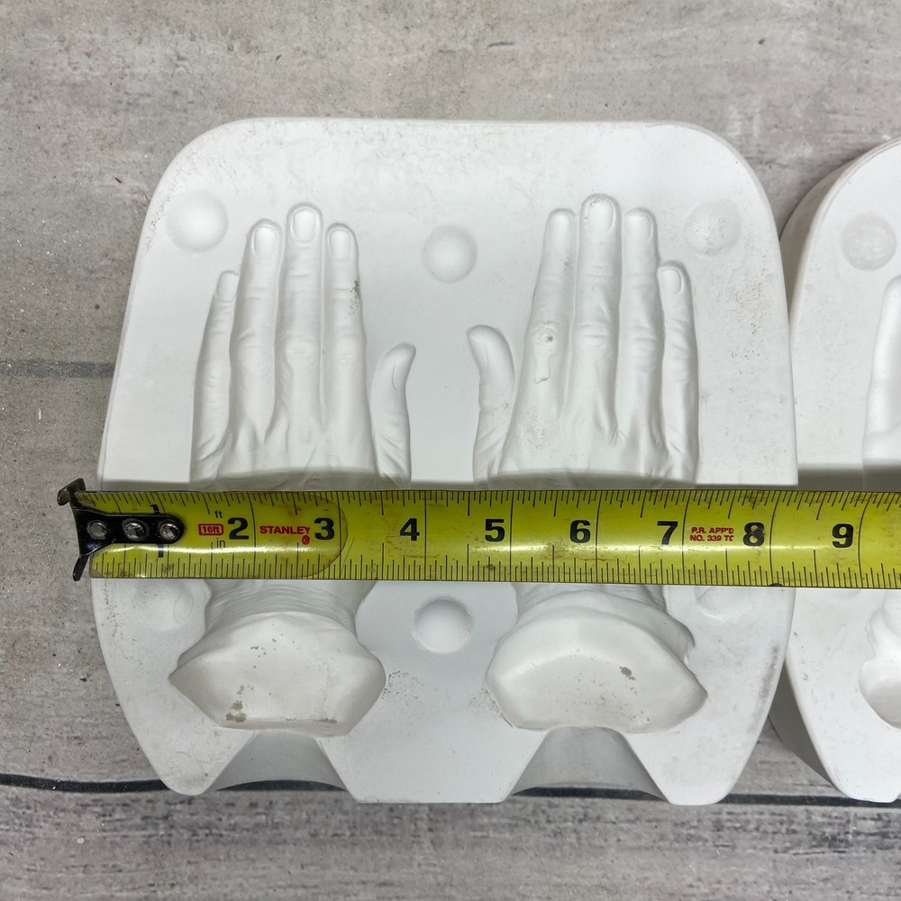 Unbranded Ceramic Casting Mold Praying Hands Doc Holliday