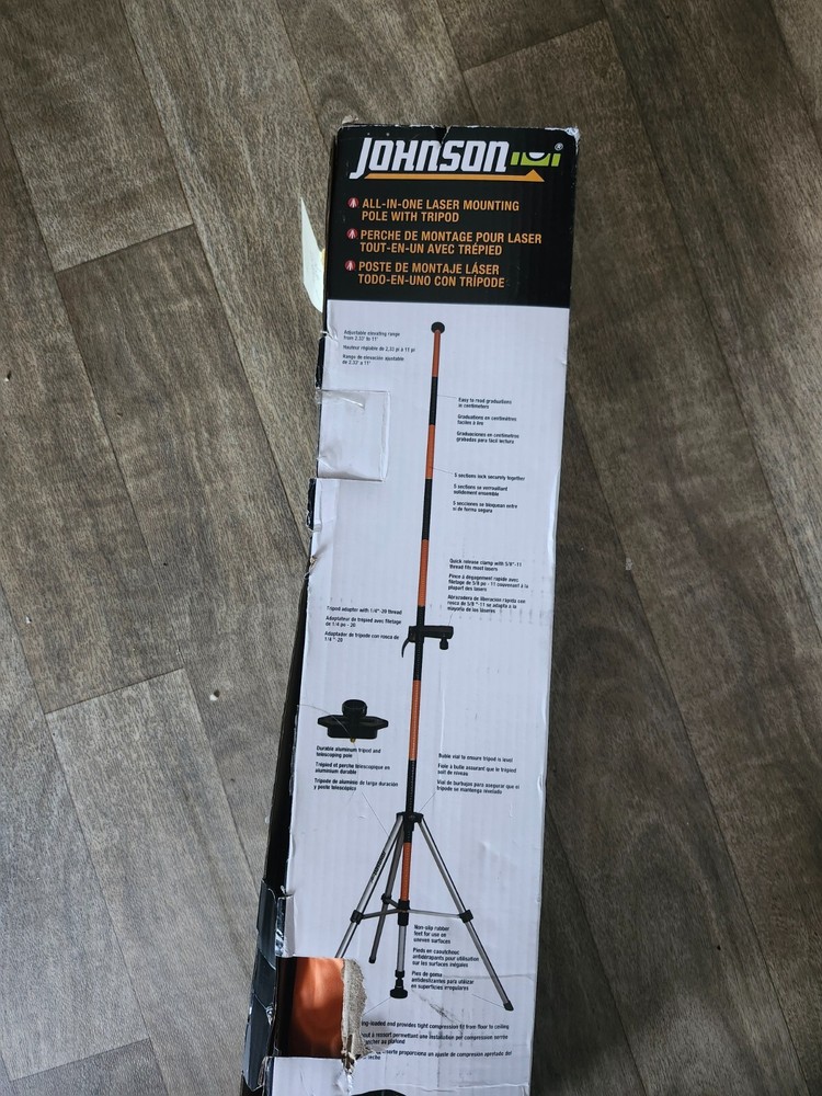 Tripod and Telescoping Laser Pole
