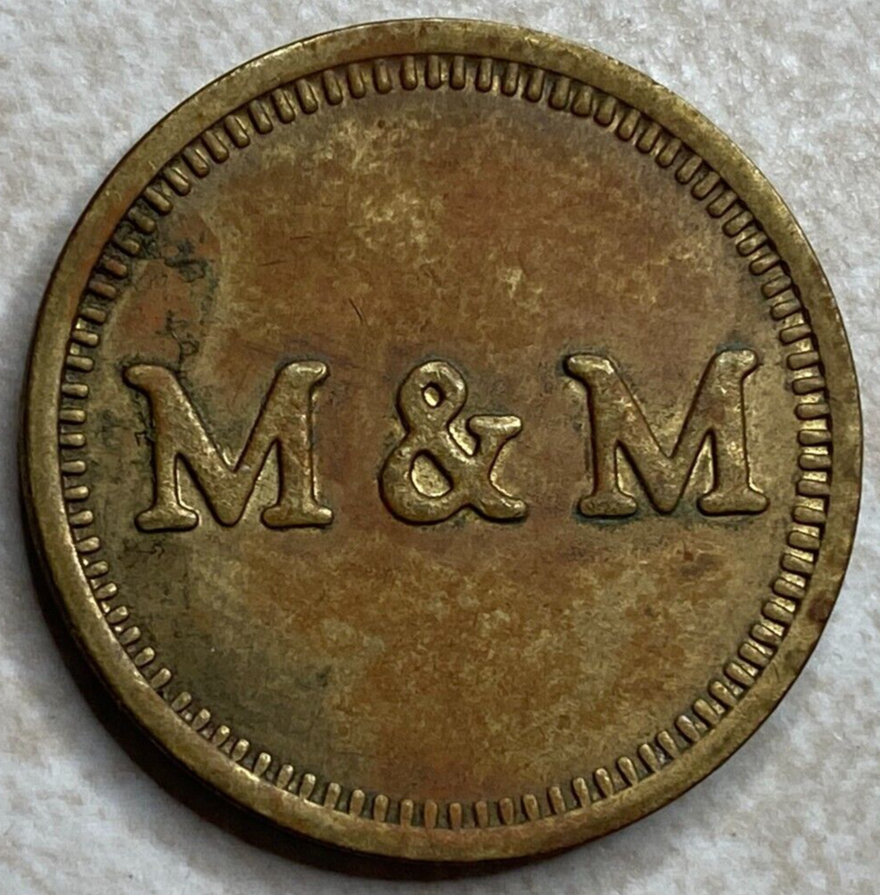 M & M Arcade Amusement Token T7738