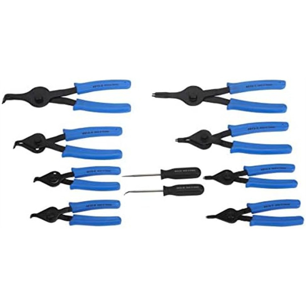 OTC 7412K Retaining Ring Plier Set, Black, Blue